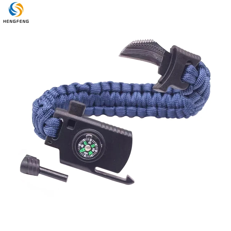 Outdoor Survival Bracelet with knife Men Wholesale Unisex Braided Bangle Umbrella Rope Survival Custom Logo Paracord Bracelets
Outdoor Survival Bracelet with knife Men Wholesale Unisex Braided Bangle Umbrella Rope Survival Custom Logo Paracord Bracelets