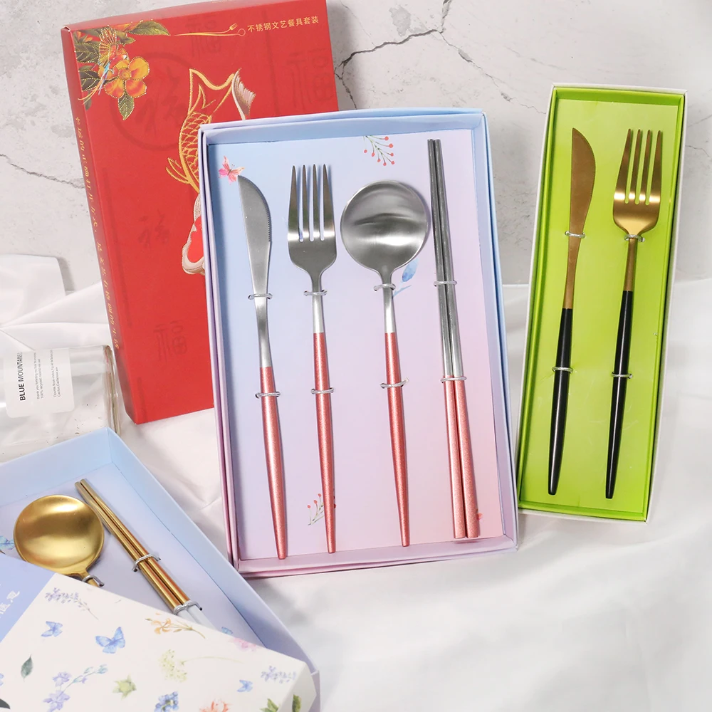 304 stainless steel cutlery Manufacture High Quality 4 Pieces of Set for Wedding Dinnerware, Silver/rose/ gold/rainbow
304 stainless steel cutlery Manufacture High Quality 4 Pieces of Set for Wedding Dinnerware, Silver/rose/ gold/rainbow