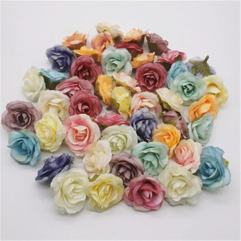 Silk Rose Head Wedding Artificial Flower Christmas Home Decoration DIY Wreath, Multicolor
Silk Rose Head Wedding Artificial Flower Christmas Home Decoration DIY Wreath, Multicolor