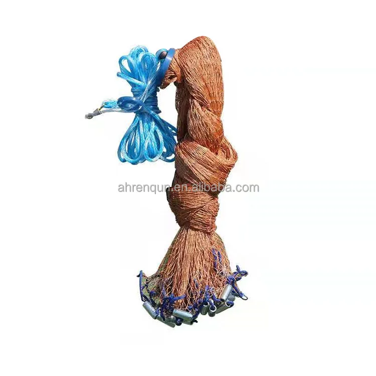 fishing net manufacturer supply hand throwing fishing net Traditional tire lines cast nets, Brown
fishing net manufacturer supply hand throwing fishing net Traditional tire lines cast nets, Brown