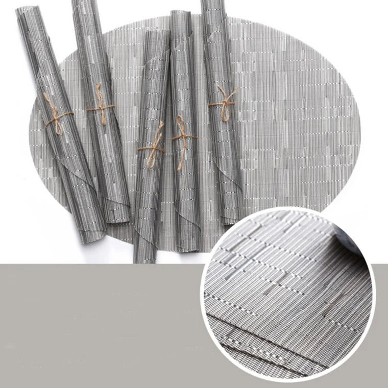 High Quality New Design Table Mats Stain Resistant Anti-Skid Washable PVC Table Mats
High Quality New Design Table Mats Stain Resistant Anti-Skid Washable PVC Table Mats