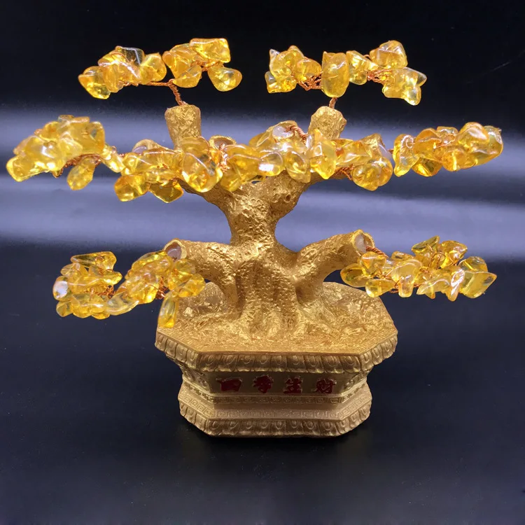 Creative Crystal Resin Crafts Tableware Good Fortune Money Tree Home Decor Sculpture Polyresin Pachira Macrocarpa, As pic
Creative Crystal Resin Crafts Tableware Good Fortune Money Tree Home Decor Sculpture Polyresin Pachira Macrocarpa, As pic