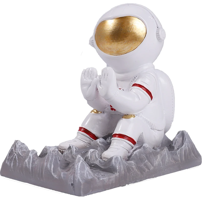 Astronaut Spaceman Mobile Phone Holder Resin Mobile Phone Holder Lazy Resin Craft Gift
Astronaut Spaceman Mobile Phone Holder Resin Mobile Phone Holder Lazy Resin Craft Gift