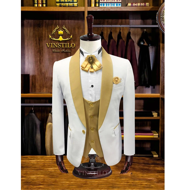 Custom shawl lapel single breasted 3 piece Slim Fit men Suit Wedding Prom Suit, Black
Custom shawl lapel single breasted 3 piece Slim Fit men Suit Wedding Prom Suit, Black