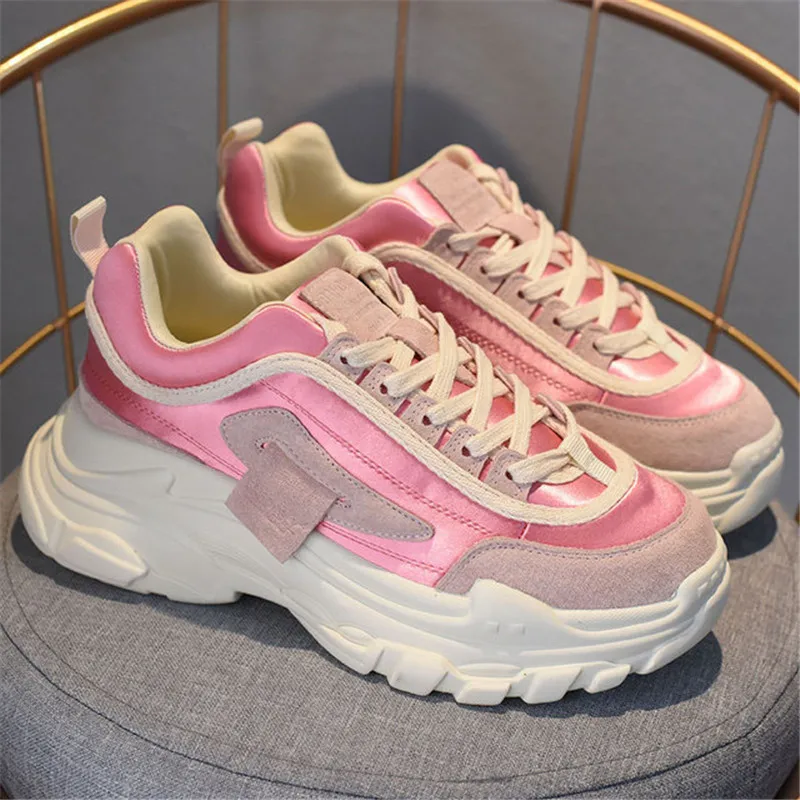 Ladies Snickers Women Luxury Sneakers Busy Girl Pink Chunky Trainers Breathable Flats Jogging Sport Walking Shoes Athletic Shoes
Ladies Snickers Women Luxury Sneakers Busy Girl Pink Chunky Trainers Breathable Flats Jogging Sport Walking Shoes Athletic Shoes