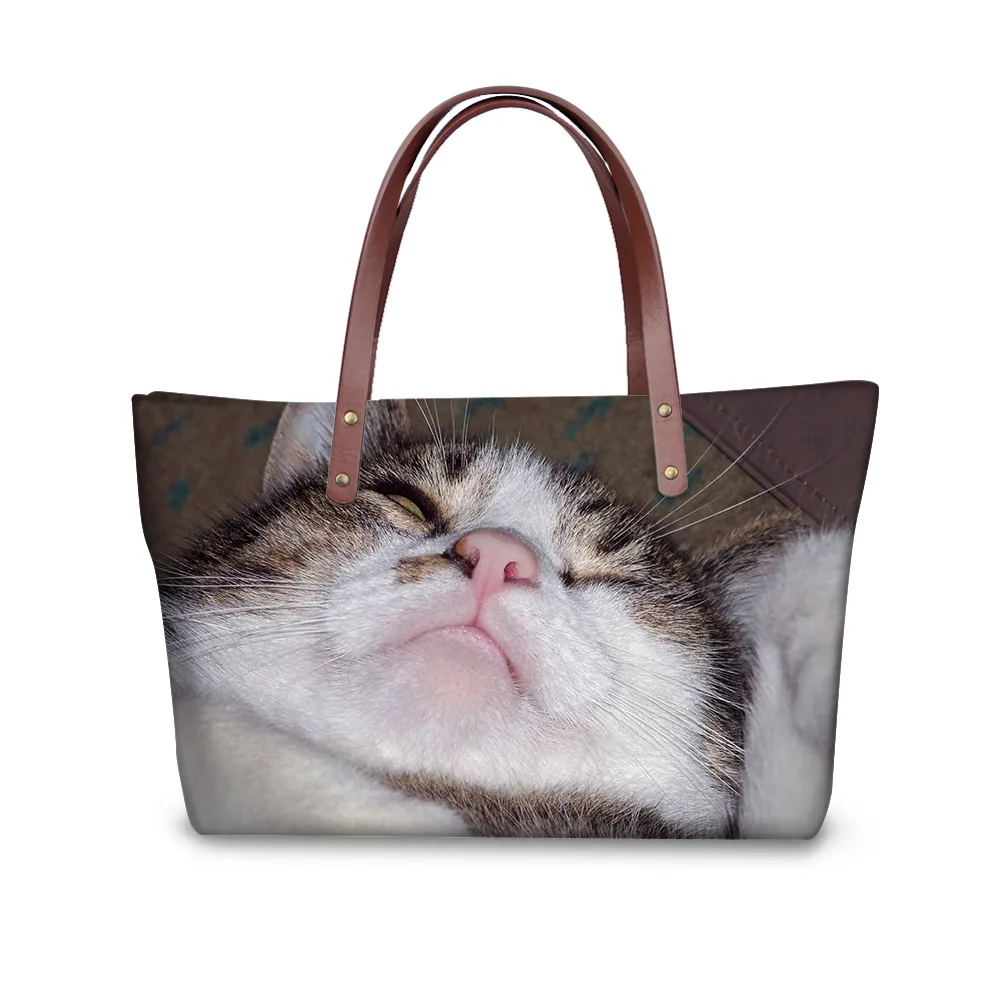 Vintage Women Name Brand Handbag cute cat Girls Printed Casual Tote Large Shoulder Bag For Female Design
Vintage Women Name Brand Handbag cute cat Girls Printed Casual Tote Large Shoulder Bag For Female Design