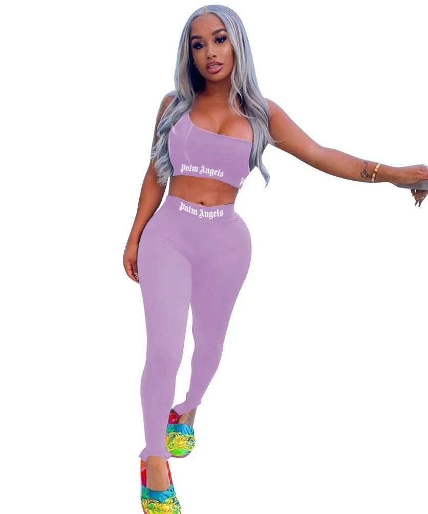 AI38-6608 10 colors New women's fashion solid color printed letter casual tight sports suit
AI38-6608 10 colors New women's fashion solid color printed letter casual tight sports suit