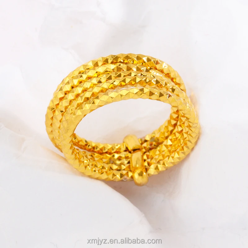 Cross-Border Brass Five-Loop Closed Ring Japanese And Korean Simple Ring Female Five-Loop Ins Wind Ring
Cross-Border Brass Five-Loop Closed Ring Japanese And Korean Simple Ring Female Five-Loop Ins Wind Ring