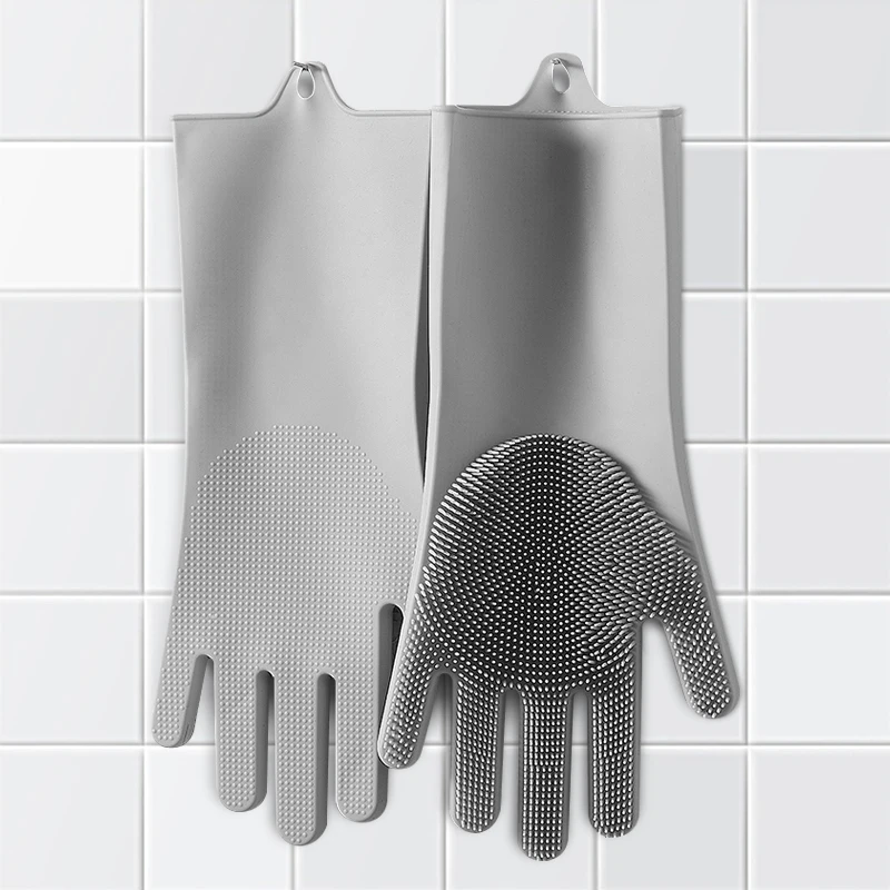 2020 New Heat-resistant Design Silicone Cleaning Brush Scrubber Gloves Dish Washing Gloves, Customized
2020 New Heat-resistant Design Silicone Cleaning Brush Scrubber Gloves Dish Washing Gloves, Customized
