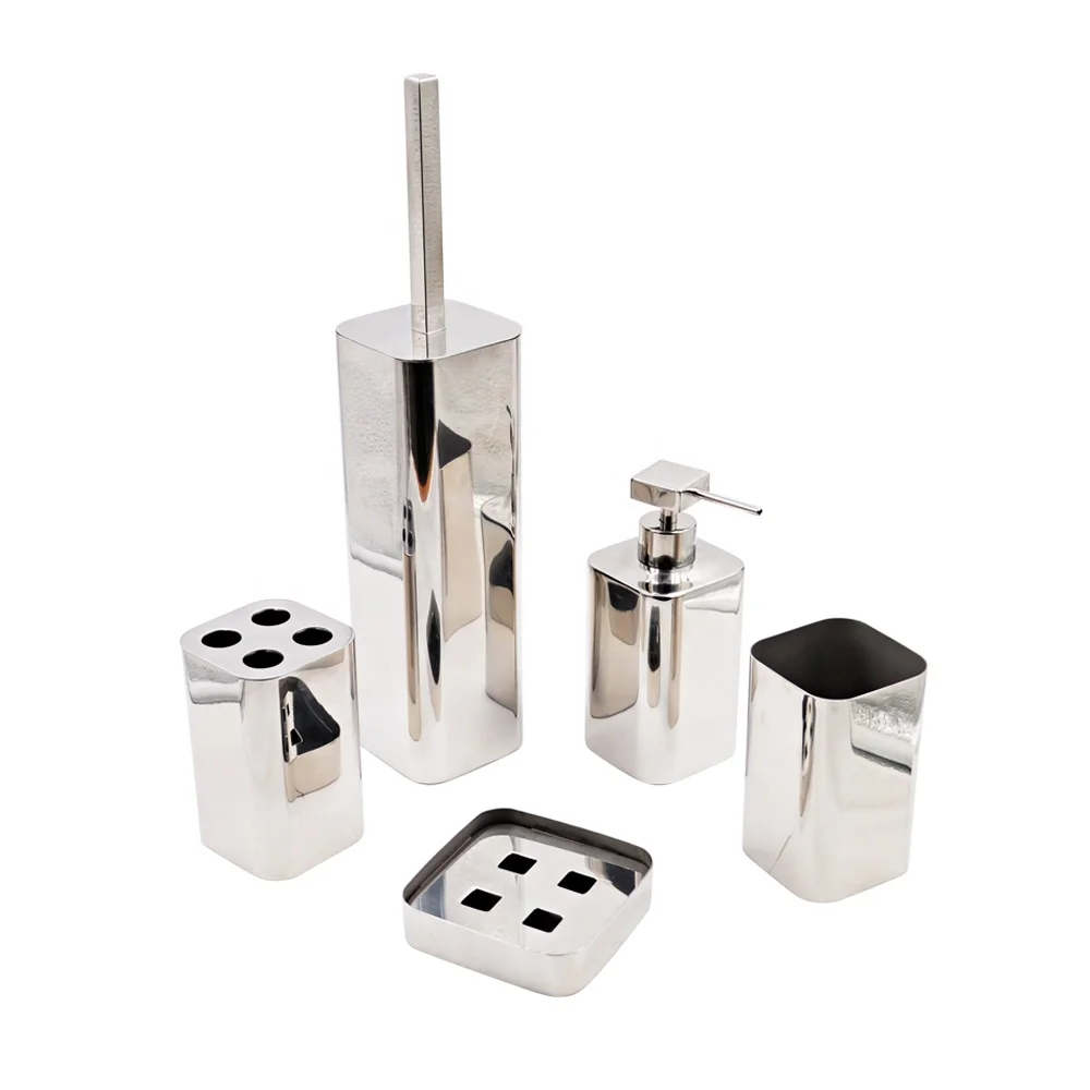 Wholesale Stainless Steel 4 Piece Luxury Sheet Metal Bathroom Set For Cleaning, As picture or custom
Wholesale Stainless Steel 4 Piece Luxury Sheet Metal Bathroom Set For Cleaning, As picture or custom