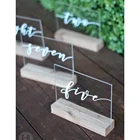 Custom Acrylic Table Numbers for wedding or event