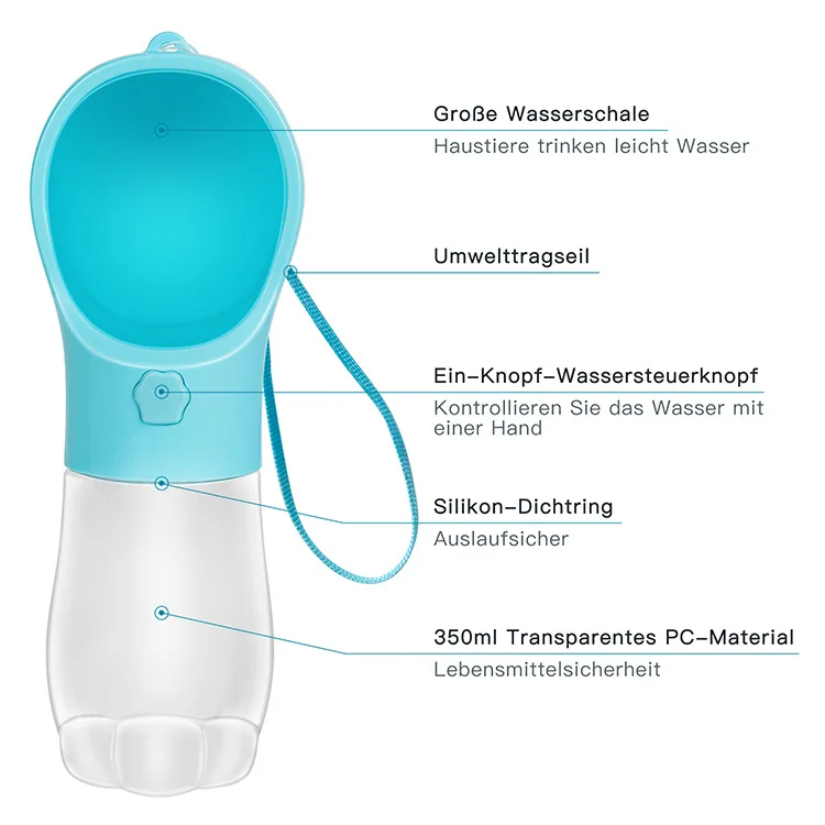 Pet Water Bottle Pet Travel Water Drink Bottle Arrival Outdoor Portable Travel Drink Feeder Pet Dog/Cat Water Bottle, Blue/pink
Pet Water Bottle Pet Travel Water Drink Bottle Arrival Outdoor Portable Travel Drink Feeder Pet Dog/Cat Water Bottle, Blue/pink