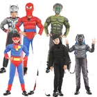 fashion high quality Children's Role Play Clothes super hero costumes kids captain A clothes