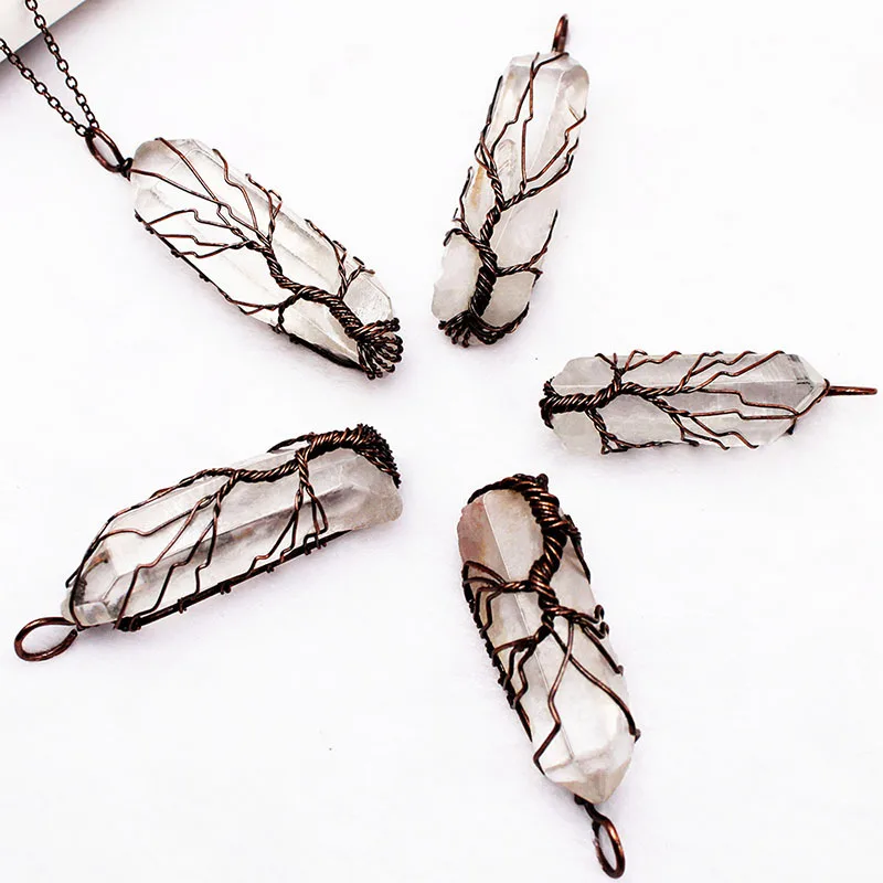 Fashion Reiki Healing Stone Crystal Pendant Natural Tree of Life Pendant Men's Women's Necklaces Jewelry Gifts
Fashion Reiki Healing Stone Crystal Pendant Natural Tree of Life Pendant Men's Women's Necklaces Jewelry Gifts