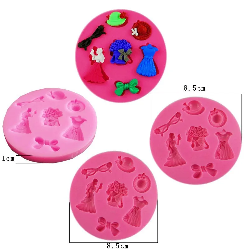 Hat Wedding Dress Style Silicone Cake Fondant DIY Chocolate Baking Pastry Making Crafts Tool Accessories Mold Spot Wholesale
Hat Wedding Dress Style Silicone Cake Fondant DIY Chocolate Baking Pastry Making Crafts Tool Accessories Mold Spot Wholesale