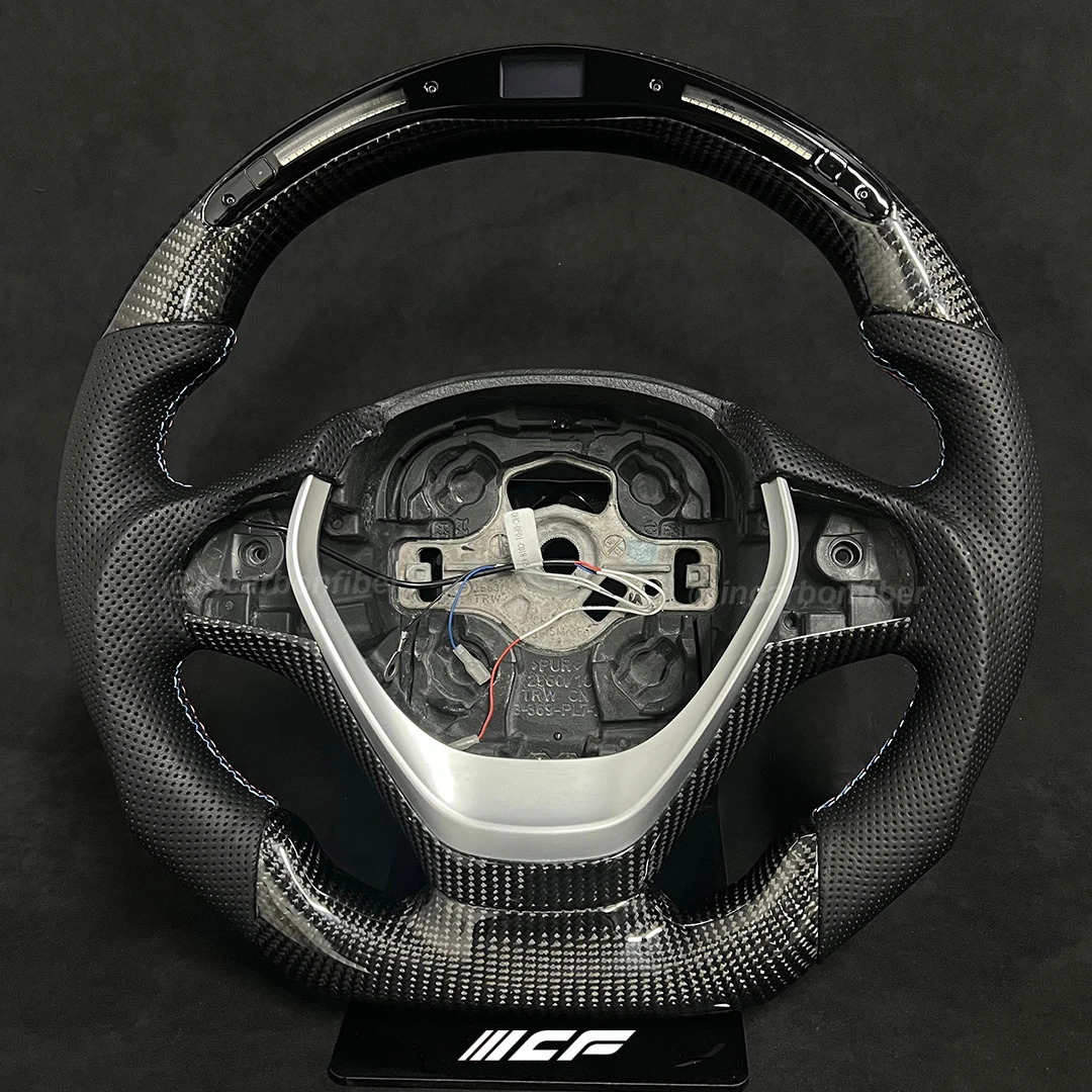 100% Real Carbon Fiber LED Performance Steering Wheel Display Compatible for BMW F21
100% Real Carbon Fiber LED Performance Steering Wheel Display Compatible for BMW F21
