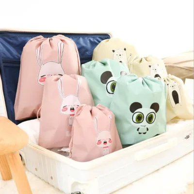Cartoon Drawstring Pocket Travel Waterproof Underwear Storage Clothes Bag Luggage Organizing Bag Clothing Distributing Bag
Cartoon Drawstring Pocket Travel Waterproof Underwear Storage Clothes Bag Luggage Organizing Bag Clothing Distributing Bag