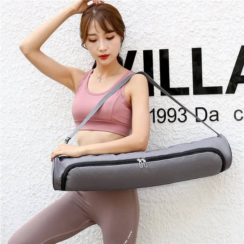 Wholesale sports fitness body single shoulder ladies solid color yoga mat storage bag yoga bag
Wholesale sports fitness body single shoulder ladies solid color yoga mat storage bag yoga bag