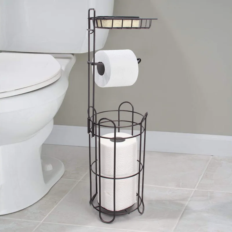 Wholesale custom 3-tier freestanding metal wrapping paper rack new toilet paper holder rack
Wholesale custom 3-tier freestanding metal wrapping paper rack new toilet paper holder rack