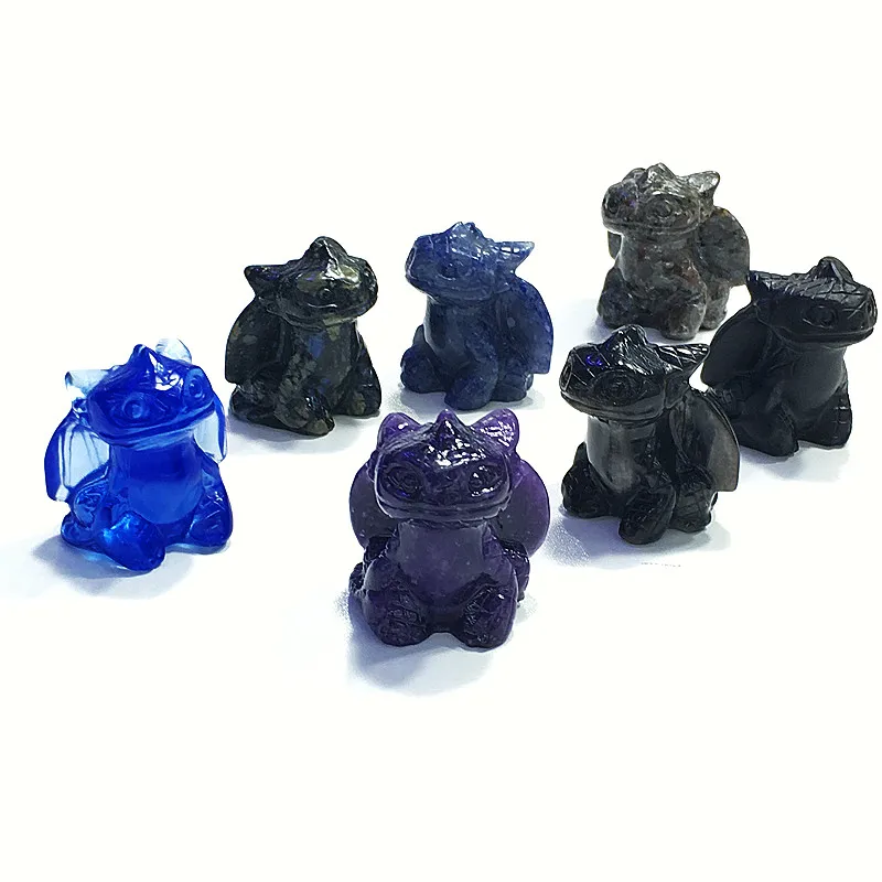 Wholesale natural crystal rose quartz carving cartoon animal crystal toothless Dragon Crystal Crafts
Wholesale natural crystal rose quartz carving cartoon animal crystal toothless Dragon Crystal Crafts