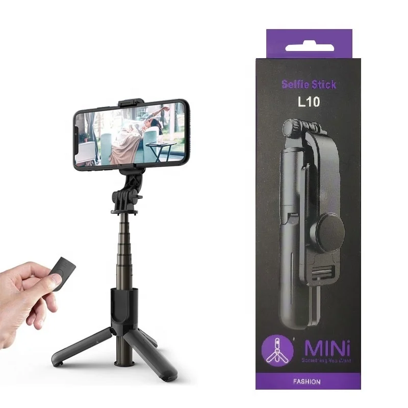 L10 Folding Wireless Remote Mobile Phone Mini Pocket Monopod Selfie Stick Tripod for iPhone Android, Black
L10 Folding Wireless Remote Mobile Phone Mini Pocket Monopod Selfie Stick Tripod for iPhone Android, Black