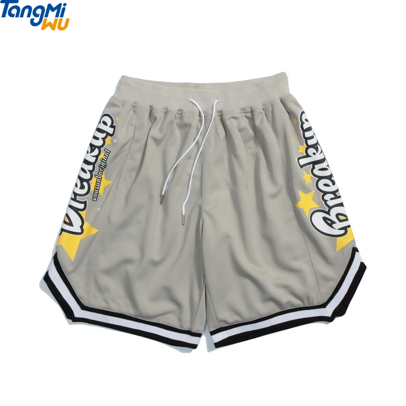 OEM Summer stripe print sportwear fashion letter print sweatshorts 5 Way polyester mesh men basketball shorts custom
OEM Summer stripe print sportwear fashion letter print sweatshorts 5 Way polyester mesh men basketball shorts custom