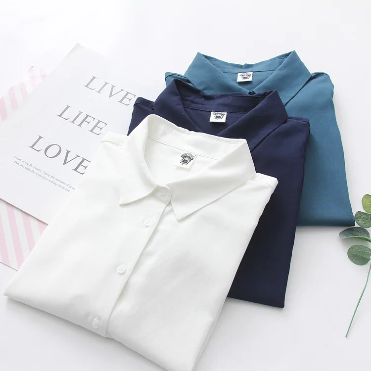 New Women's Shirt Classic Chiffon Blouse Loose Casual Shirts Lady Simple Style Tops Clothes, White,dark green,navy
New Women's Shirt Classic Chiffon Blouse Loose Casual Shirts Lady Simple Style Tops Clothes, White,dark green,navy