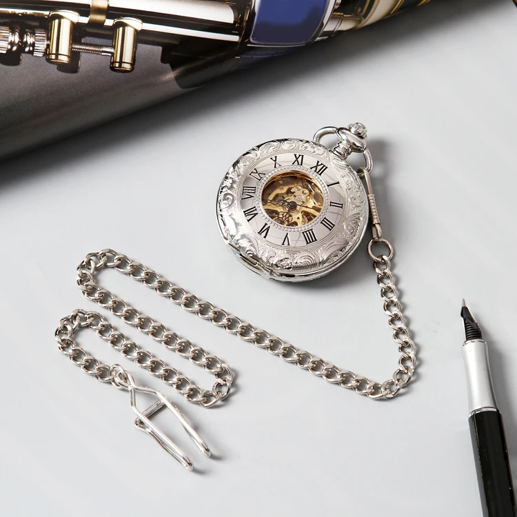 SHUHANG SH06 Men chain pocket wrist watch oem hand winding mechanical women metal watches
SHUHANG SH06 Men chain pocket wrist watch oem hand winding mechanical women metal watches