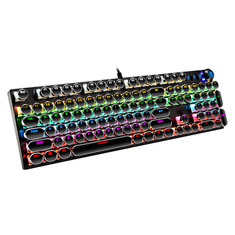AIWO Top Selling Waterproof Wired USB Full Size Desktop Key Board For Laptop And Computer Gaming Mechanical Keyboard, Black/white
AIWO Top Selling Waterproof Wired USB Full Size Desktop Key Board For Laptop And Computer Gaming Mechanical Keyboard, Black/white