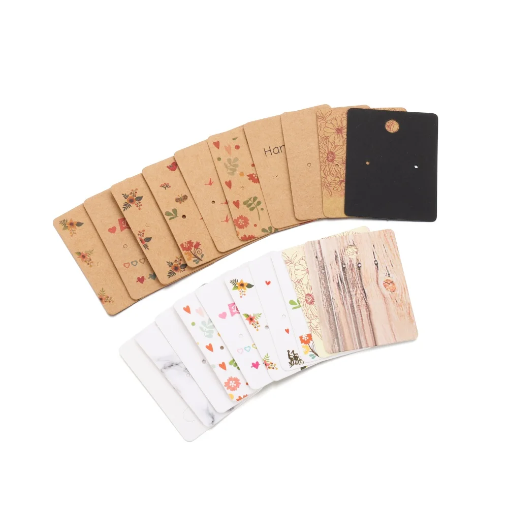 50pcs/lot 5x4cm Multi-style Earrings Display Cards Holder Blank Kraft Paper Tags Card For DIY Ear Studs Jewelry Display Card
50pcs/lot 5x4cm Multi-style Earrings Display Cards Holder Blank Kraft Paper Tags Card For DIY Ear Studs Jewelry Display Card