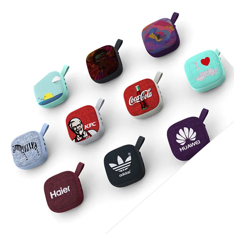 OEM GIFT Custom Logo Wholesale Low Price Customized Small Cloth Portable Outdoor Mini Wireless Speaker
OEM GIFT Custom Logo Wholesale Low Price Customized Small Cloth Portable Outdoor Mini Wireless Speaker