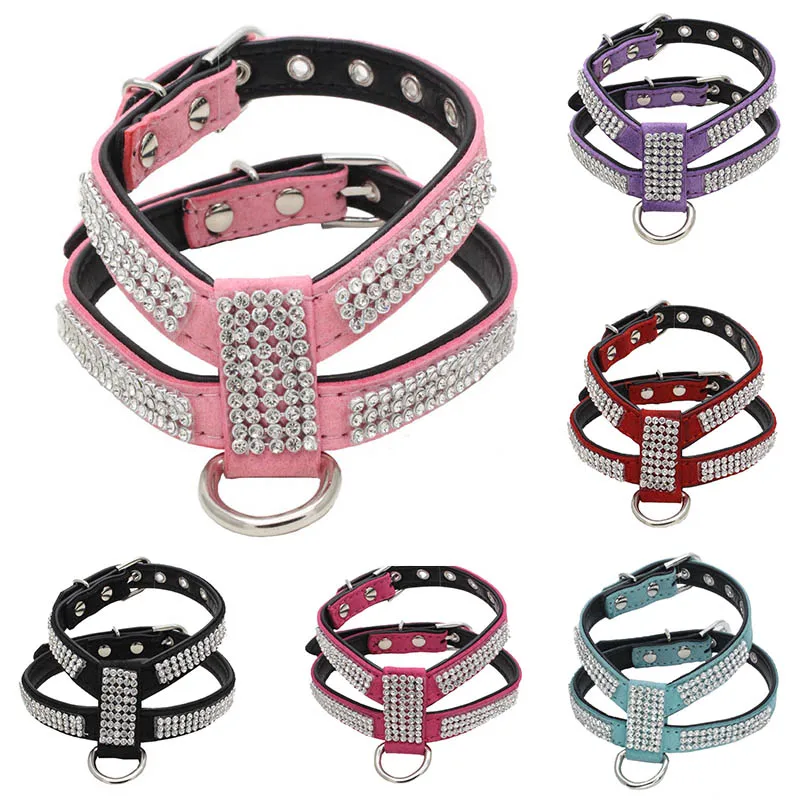 Collar Adjustable Pet Products pet Necklace Dog Harness Leash Quick Release Bling Rhinestone 1 PC PU Leather
Collar Adjustable Pet Products pet Necklace Dog Harness Leash Quick Release Bling Rhinestone 1 PC PU Leather