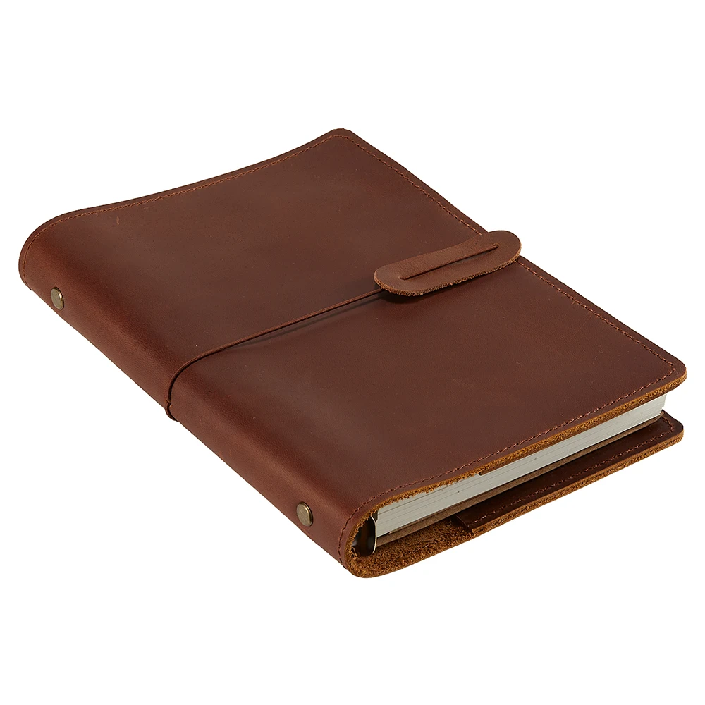 New Design Handmade Genuine Leather A5 Notebook Journal Vintage 100g Dowling Paper Loose-Leaf Custom Logo
New Design Handmade Genuine Leather A5 Notebook Journal Vintage 100g Dowling Paper Loose-Leaf Custom Logo
