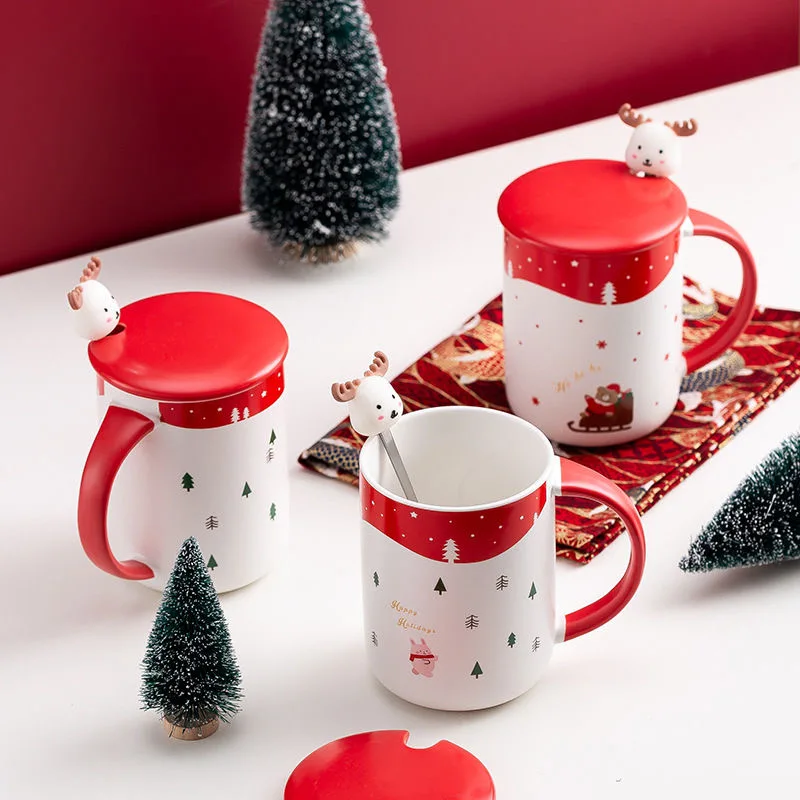 Flypeak new design 400ml porcelain gift mug Christmas ceramic coffee mug santa claus ceramic mug santa cup, Customized color
Flypeak new design 400ml porcelain gift mug Christmas ceramic coffee mug santa claus ceramic mug santa cup, Customized color