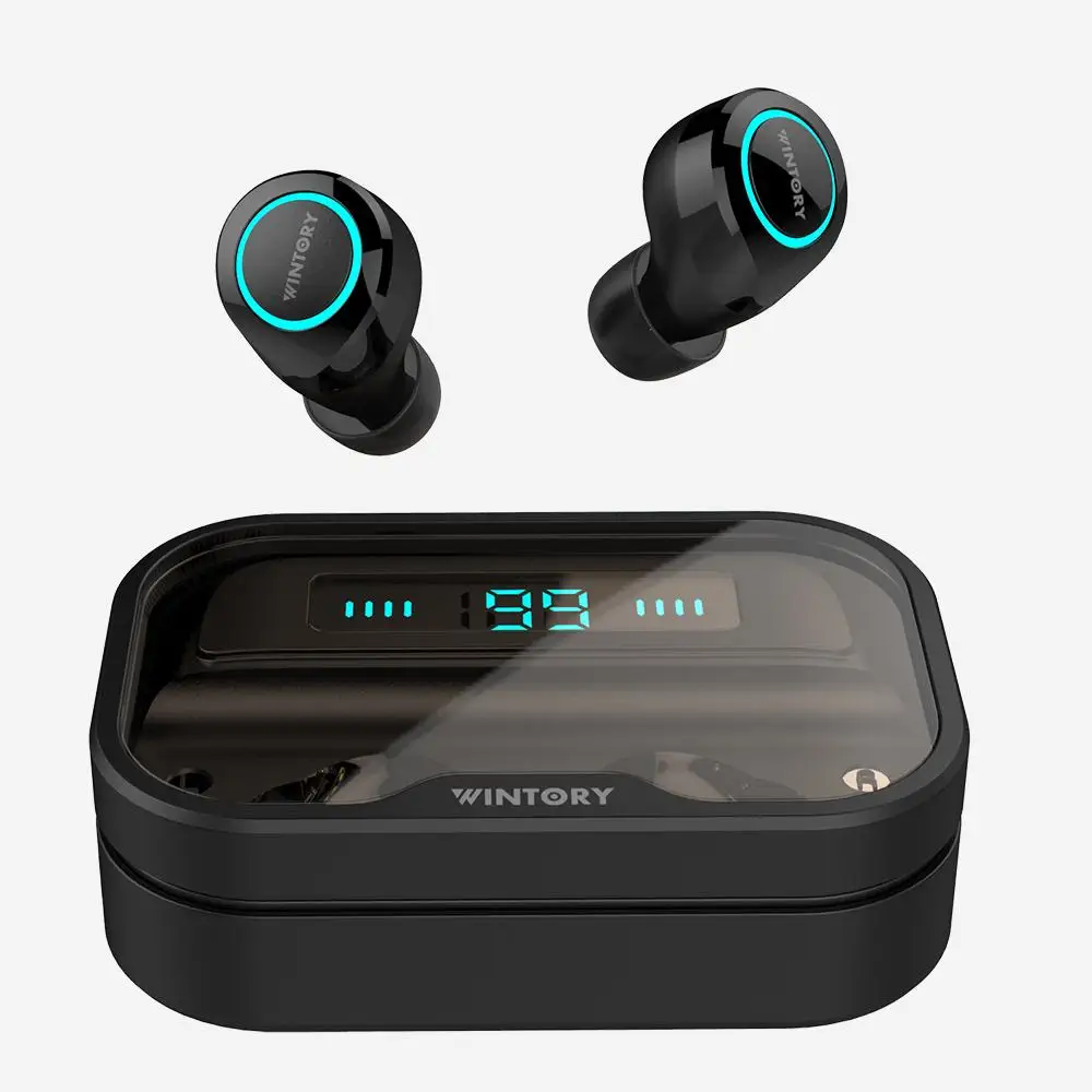 Touch Earphones with Charging Case Truely Wireless Earbuds Headphones Bluetooth Headset, Black color
Touch Earphones with Charging Case Truely Wireless Earbuds Headphones Bluetooth Headset, Black color