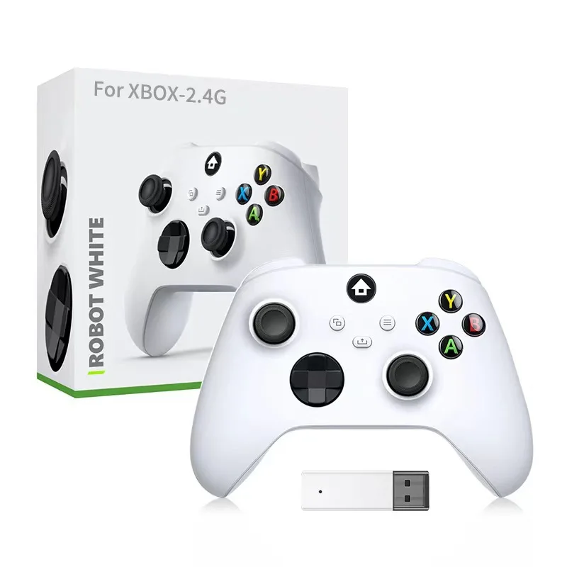 wireless 2.4G for x-box x series x s gamepad shock dongle USB receiver joystick fun controller gift box headphone jack quality
wireless 2.4G for x-box x series x s gamepad shock dongle USB receiver joystick fun controller gift box headphone jack quality
