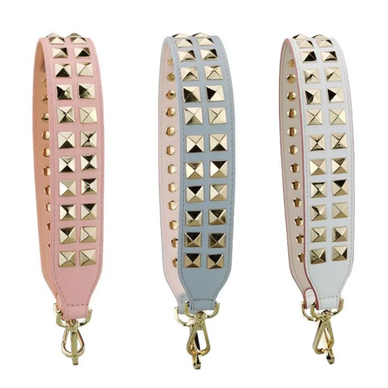 ZONESIN Wholesale 4cm Coloured Stud Bag Straps Leather Accessories For Women Handbags, 18 colors in stock
ZONESIN Wholesale 4cm Coloured Stud Bag Straps Leather Accessories For Women Handbags, 18 colors in stock