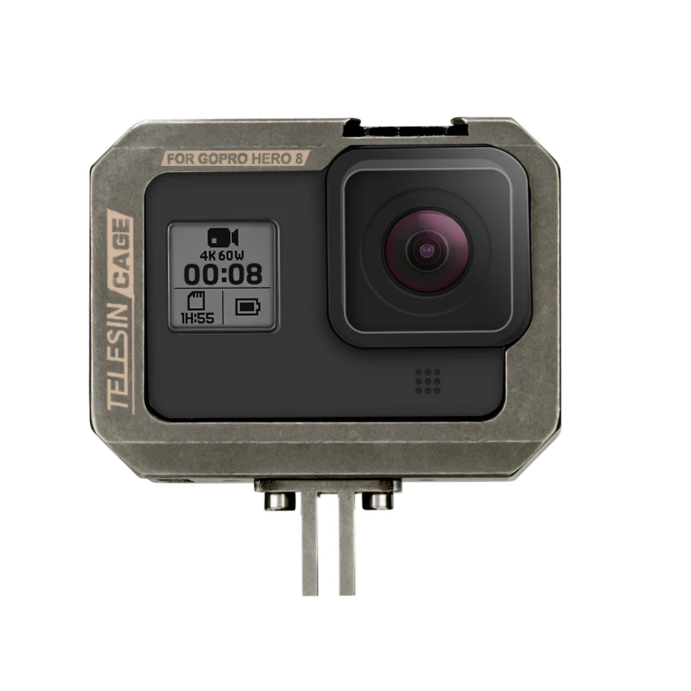 Aluminum Alloy Frame Case Protective Metal Cage Rabbit Cage for GoPro Hero 8 action camera, Gun metal
Aluminum Alloy Frame Case Protective Metal Cage Rabbit Cage for GoPro Hero 8 action camera, Gun metal