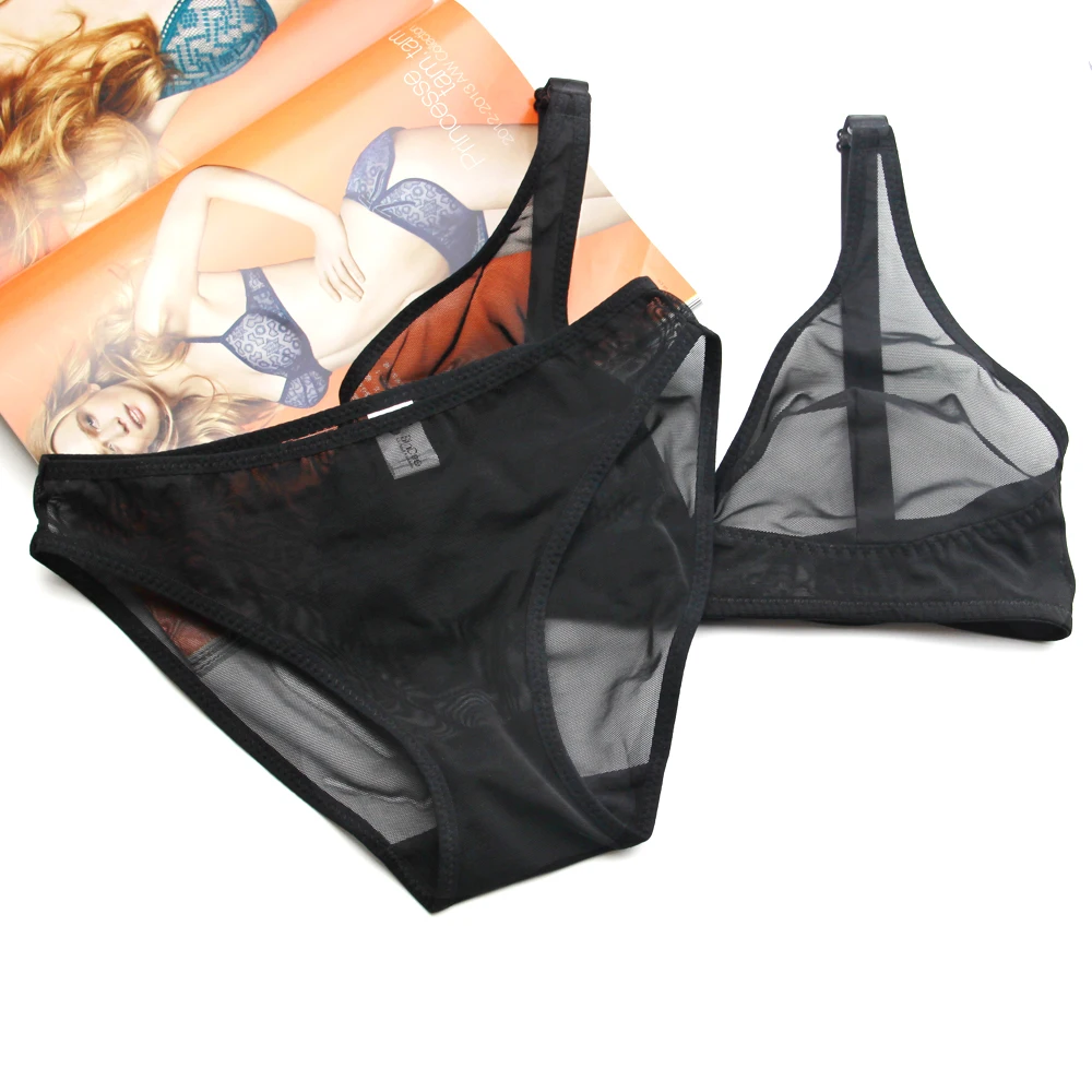 Women Sexy Transparent Bra Panties Breathable See Through Girl Evening Date Party Bra Underwear, Black
Women Sexy Transparent Bra Panties Breathable See Through Girl Evening Date Party Bra Underwear, Black
