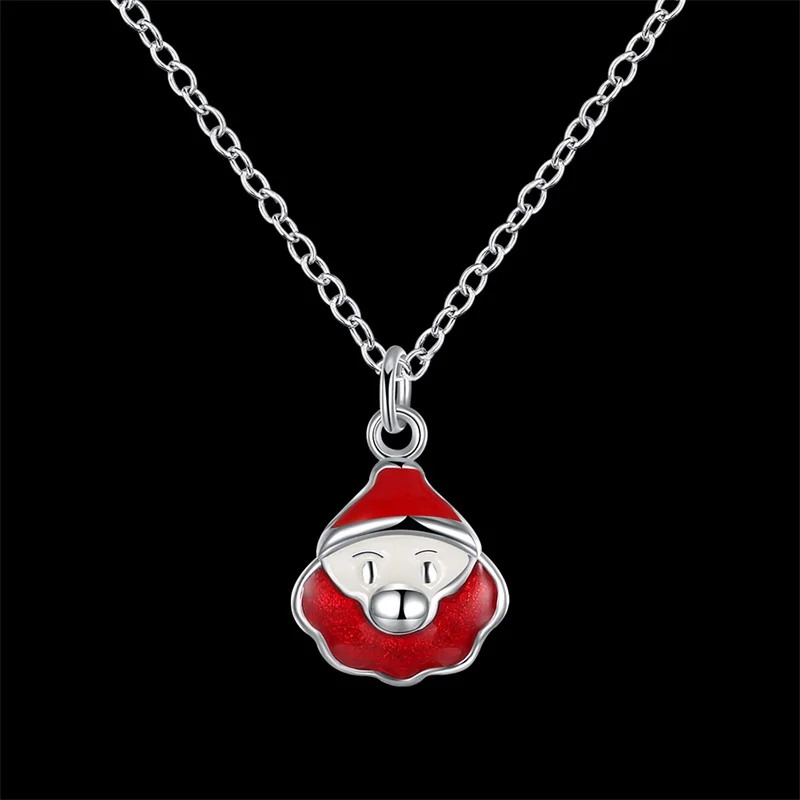 Christmas Tree Santa Claus Pendant Necklace Gift For Children Women Family White Gold Color Xmas Gifts
Christmas Tree Santa Claus Pendant Necklace Gift For Children Women Family White Gold Color Xmas Gifts