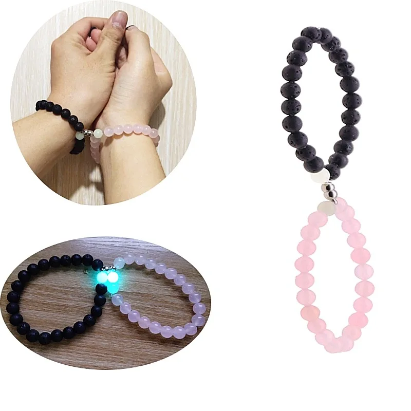 Shangjie OEM Halloween 2021Obsidian Couple Luminous Bracelet beaded bracelets charms magnetic bracelets
Shangjie OEM Halloween 2021Obsidian Couple Luminous Bracelet beaded bracelets charms magnetic bracelets