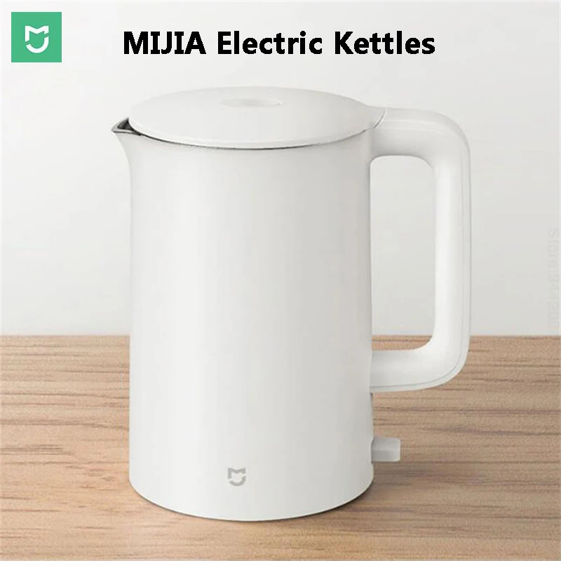 

MIJIA Electric Kettle 1A 1.5L Kitchen Stainless Steel Insulation Teapot Smart Temperature Control Anti-Overheat Protection