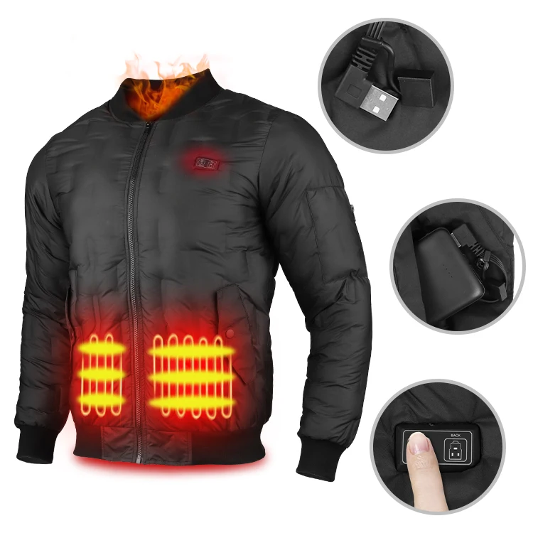 VINMORI CE Rechargeable Working Warm Heating Couples Winter USB 100% Cotton Heated Jacket
VINMORI CE Rechargeable Working Warm Heating Couples Winter USB 100% Cotton Heated Jacket