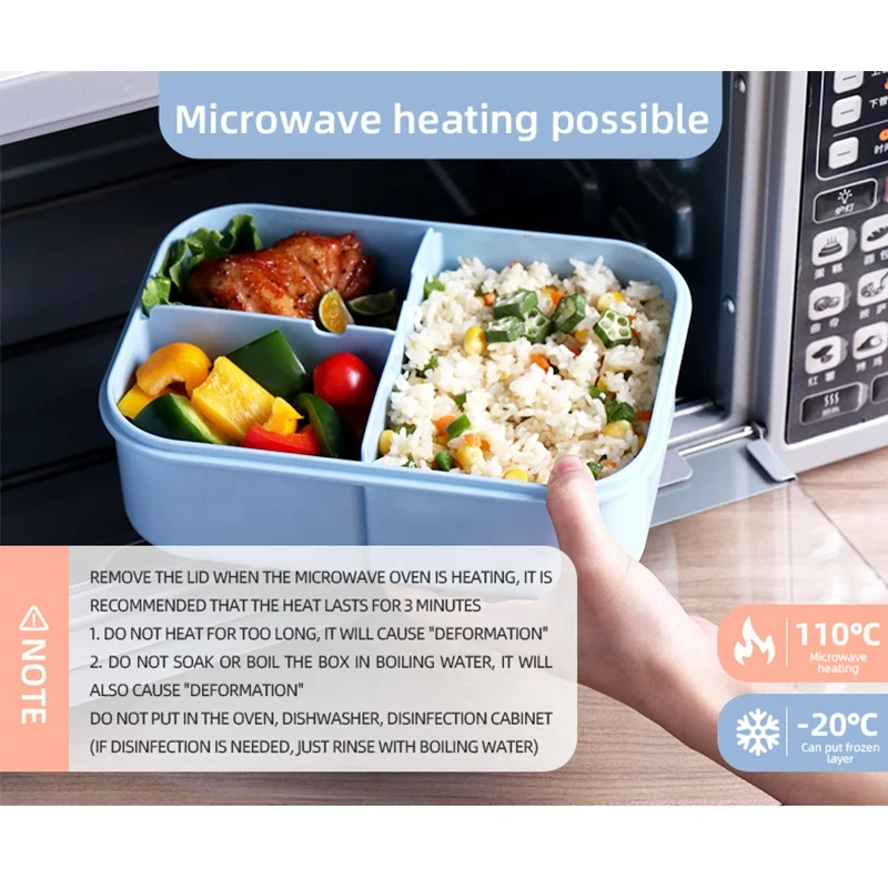 HaiXin&Arsto Microwave Safe Lunch Box Plastic Bento Box With Fork&Spoon and leakproof.
HaiXin&Arsto Microwave Safe Lunch Box Plastic Bento Box With Fork&Spoon and leakproof.