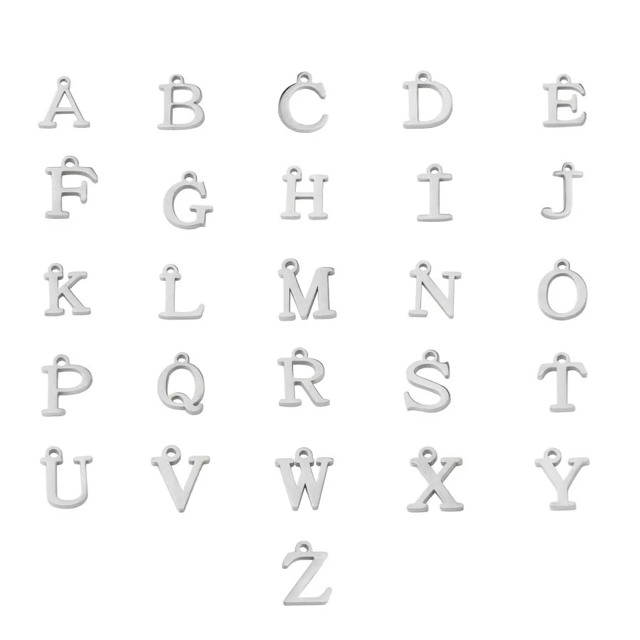 Customized DIY Stainless Steel Mirror Polished Accessories Jewelry Gold Small Hole Beads A-z Letters Charm
Customized DIY Stainless Steel Mirror Polished Accessories Jewelry Gold Small Hole Beads A-z Letters Charm