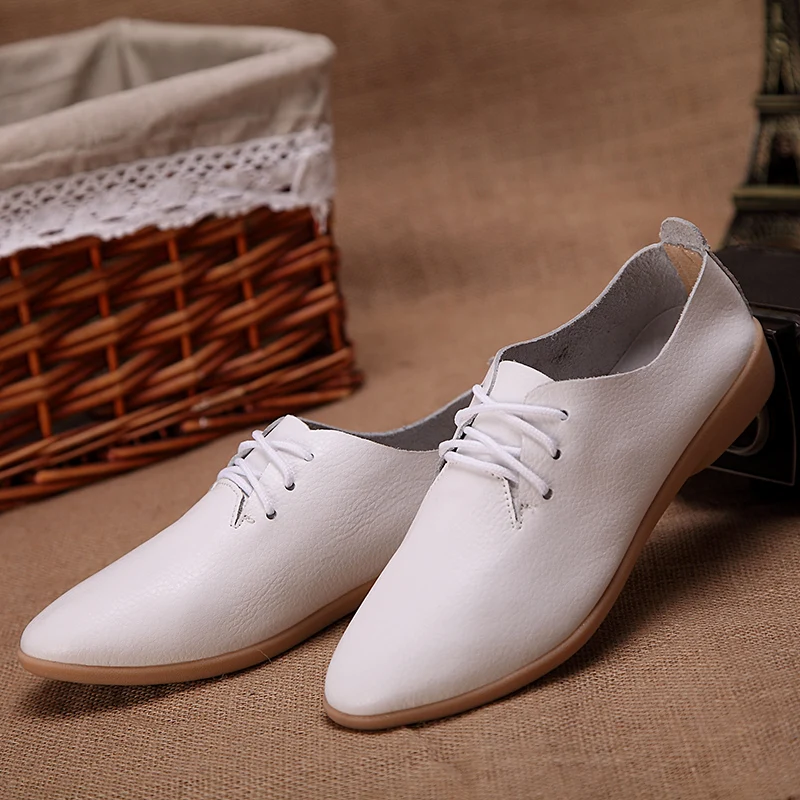 2021 New Fashion Genuine Leather Women's Casual Shoes Comfortable Spring Summer Flat Walking Shoes
2021 New Fashion Genuine Leather Women's Casual Shoes Comfortable Spring Summer Flat Walking Shoes