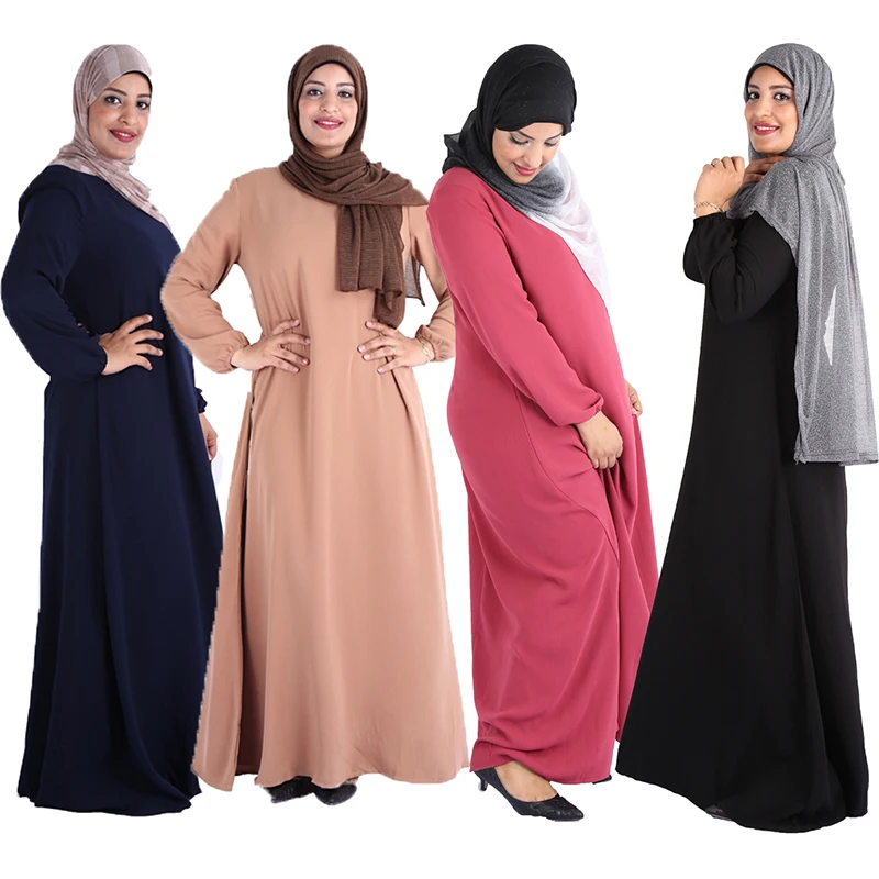 2019 New fashion solid plain color muslim clothing women long skirt dress Turkey Design abaya, Mixed colors
2019 New fashion solid plain color muslim clothing women long skirt dress Turkey Design abaya, Mixed colors