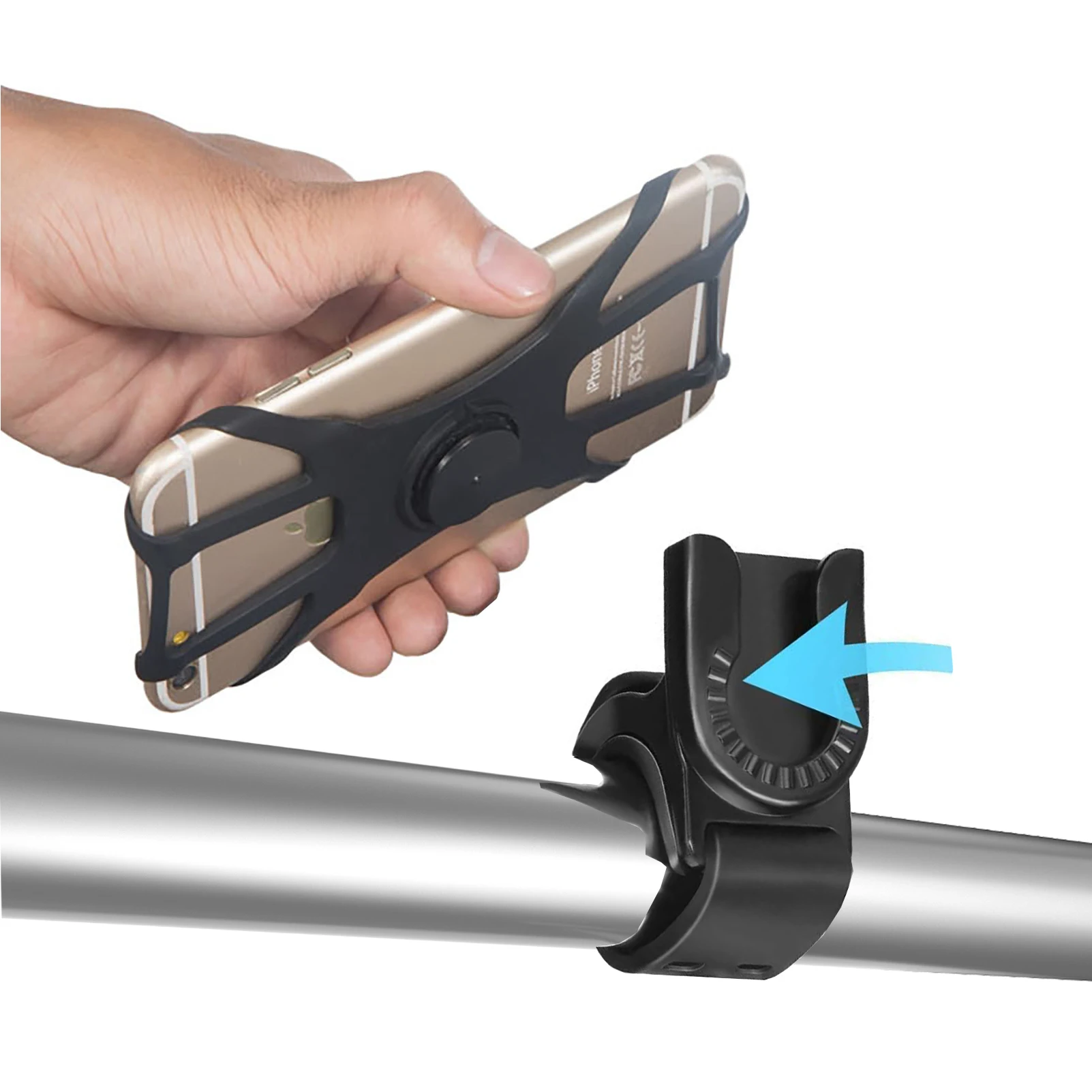 Bike Phone Mount, Removable Bicycle Phone Holder Handlebar, Compatible with Smart Phone car cellphone holder, Multi colors
Bike Phone Mount, Removable Bicycle Phone Holder Handlebar, Compatible with Smart Phone car cellphone holder, Multi colors