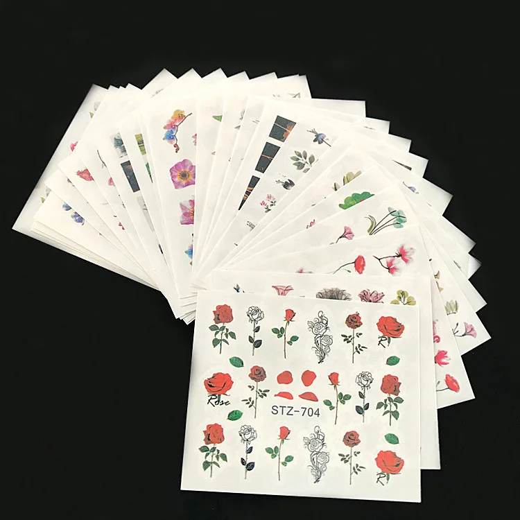 2021 24 Sheets Summer Ink Flowers Nail Art Decals Stickers Nail Accessories Decorations
2021 24 Sheets Summer Ink Flowers Nail Art Decals Stickers Nail Accessories Decorations