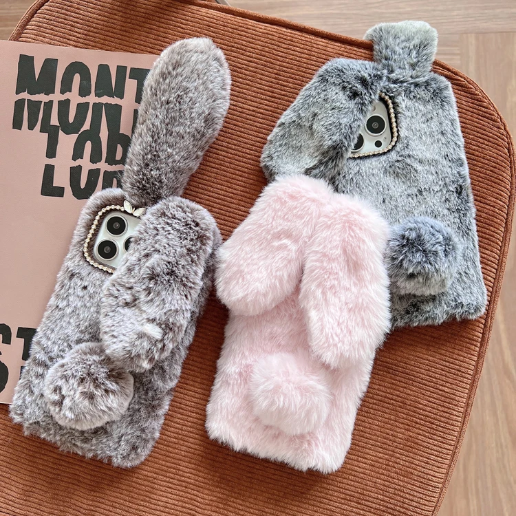 Cute Warm Plush Phone Cover Case Fur Plush Rabbit Ears Phone Case For iPhone 13 12 Pro Max 8 Samsung Note20 Xiaomi Cover Case
Cute Warm Plush Phone Cover Case Fur Plush Rabbit Ears Phone Case For iPhone 13 12 Pro Max 8 Samsung Note20 Xiaomi Cover Case